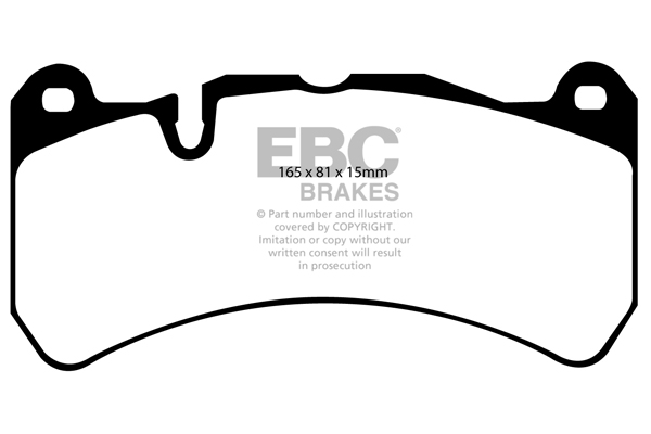 EBC RP-1 Full Race Brake Pads - DP82082RP1 - Superior Friction