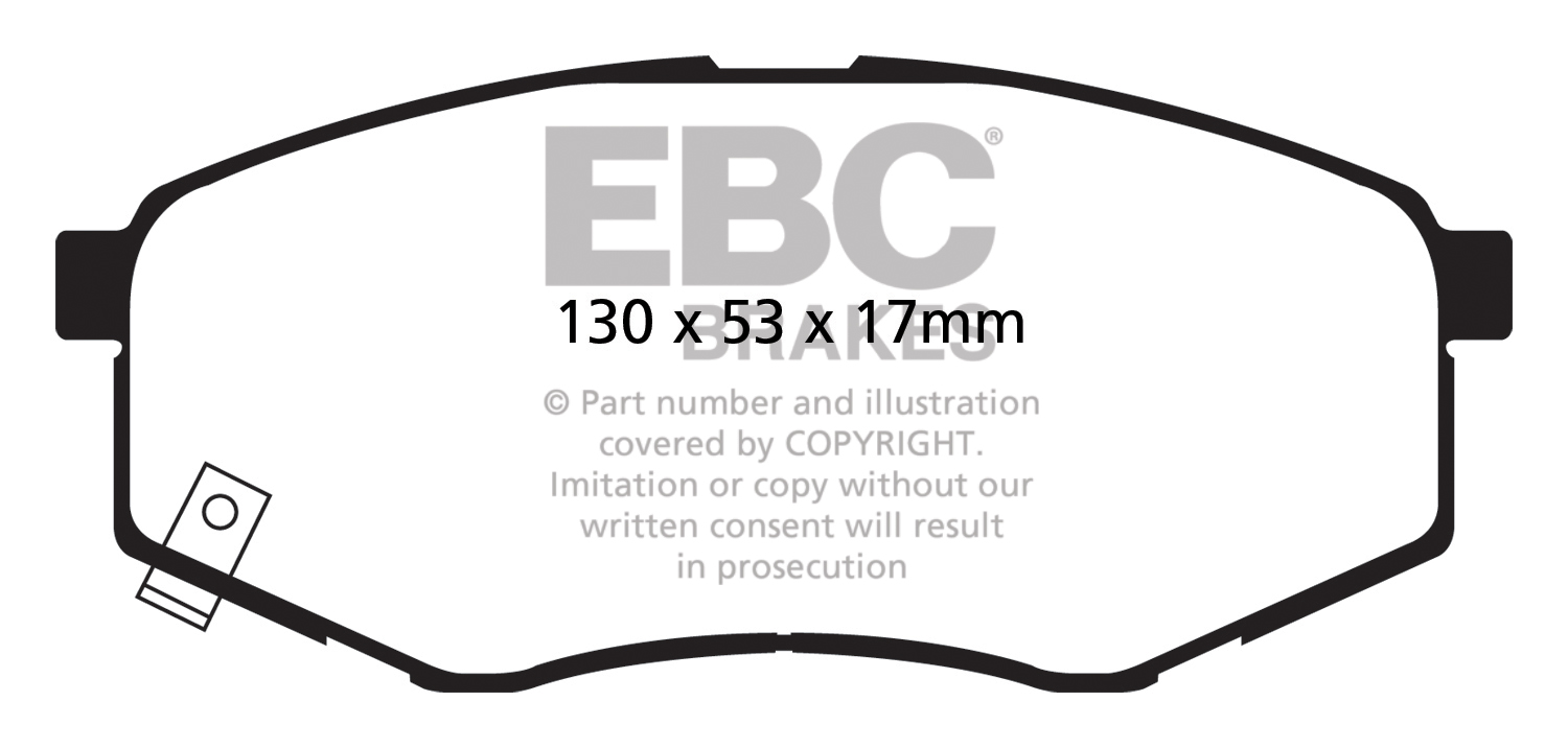 EBC Brakes DP21562 Green stuff Brake Pads
