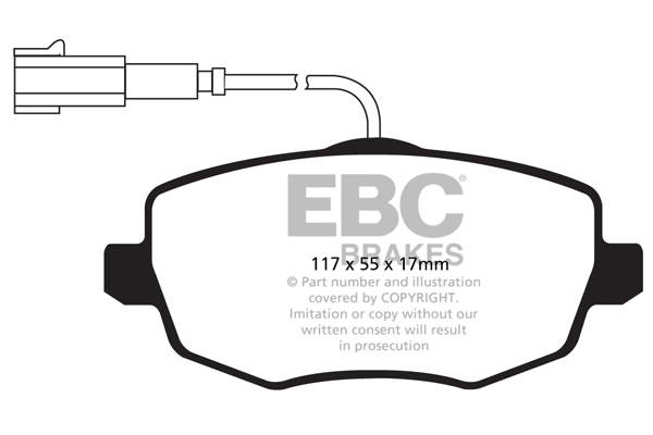 SSBC 1603661 Big Bite D366 Brake Pad Stainless Steel Brakes