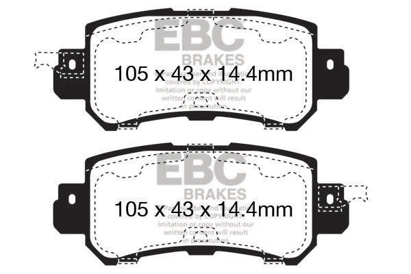 EBC DP22170 Ebc Brakepads Sports Greenstuff 2000 Series